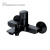фото f85a10522 x-joy touchreel смеситель д/ванны/душа нажимной, чёрный
