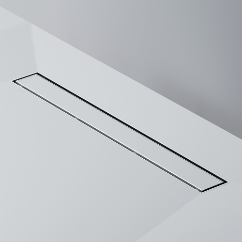 картинка W01SC-U11-060-04SB MasterFlow Трап для душа линейный универс затвор Tile 60см цвет сталь мат от магазина Сантехстрой