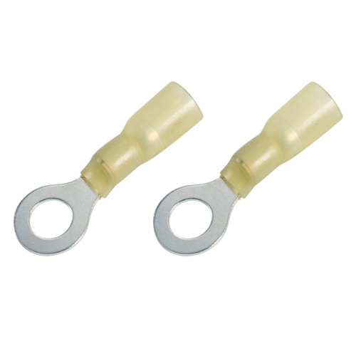 картинка Наконечник кольцевой изолированный термоусаживаемый ø 8.4 мм 4-6 мм² (НКи-т 6.0-8/НКи-т5,5-8) желтый REXANT от магазина Сантехстрой