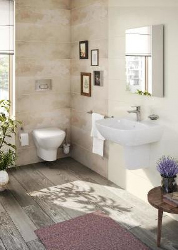 картинка Унитаз Vitra Zentrum Rim-Ex 5795B003-0075 подвесной без сиденья от магазина Сантехстрой