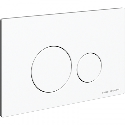 картинка Комплект унитаза с инсталляцией Ceramica Nova Balearica CN6000_1001W_1000 с сиденьем Микролифт и Белой клавишей смыва от магазина Сантехстрой