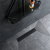 картинка W01SC-P11-040-01BM MasterFlow Трап для душа линейный универс затвор Cut Gradient 40см цвет черн мат от магазина Сантехстрой