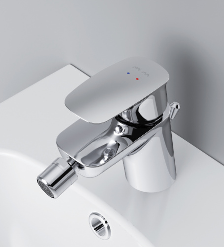 фото f71a83100 spirit v2.1 смеситель д/биде с д/к, хром, шт.