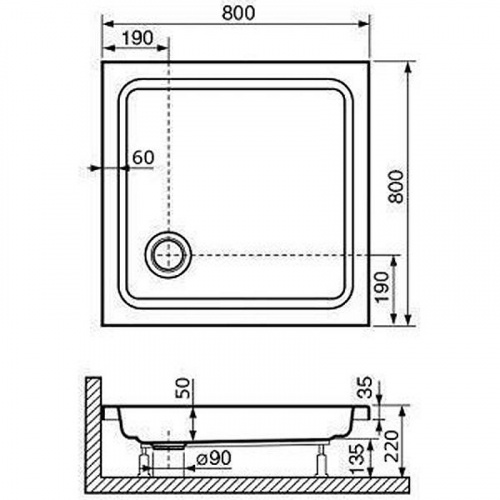 картинка Душевой поддон RGW 16180188-11 от магазина Сантехстрой