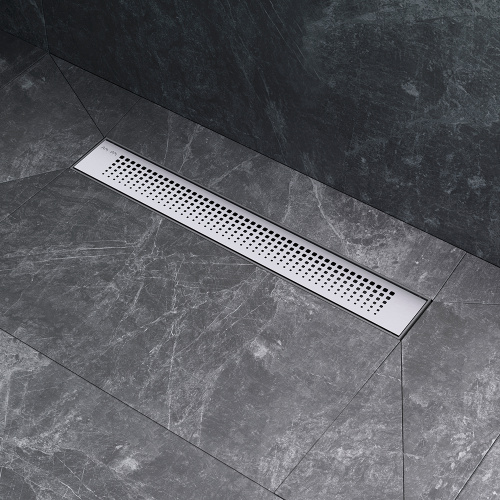 картинка W02SC-P11-050-01SB PrimeFlow Трап для душа линейный универс затвор Cut Gradient 50см цвет сталь мат от магазина Сантехстрой