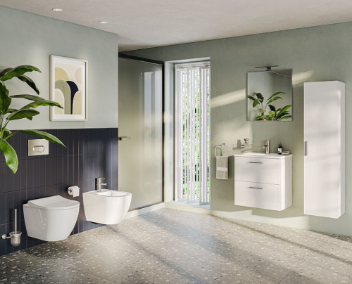 картинка Унитаз Vitra Mia Round SmoothFlush 7510B003-0075 подвесной без сиденья от магазина Сантехстрой