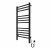 картинка Полотенцесушитель электрический AZARIO ANCONA 500/1000 квадрат, 12 секций, диммер справа, черный (AZ71850B) от магазина Сантехстрой