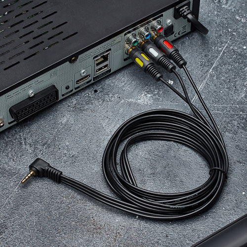 картинка Шнур Стерео 3,5мм 4C - 3 RCA,  1,5м,  Gold REXANT от магазина Сантехстрой