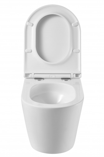 картинка Подвесной унитаз безободковый Terminus Классик S 515х355 белый от магазина Сантехстрой