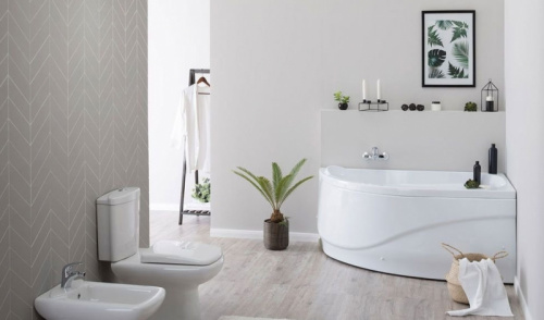 картинка Акриловая ванна Aquanet Graciosa 150x90 R 205389 без гидромассажа от магазина Сантехстрой