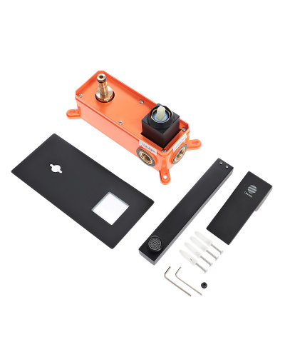 картинка Orange Lutz M04-722b Однозахватный смеситель для раковины скрытого монтажа с внутренней частью от магазина Сантехстрой