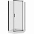 картинка Душевое ограждение Niagara Nova NG-6805-08ВLACK (90х90х195) трапеция,черный,дверь распашная,стекло прозрачное,1 место от магазина Сантехстрой