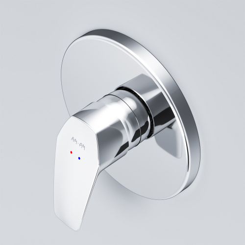 фото f9075000_ххх gem, cмеситель д/душа монтируемый в стену, хром, шт.