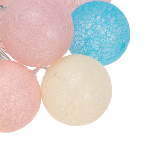 картинка Тайские фонарики Перламутр 5м,  25LED,  прозрачный ПВХ,  цвет свечения теплый белый,  питание USB NEON-NIGHT от магазина Сантехстрой