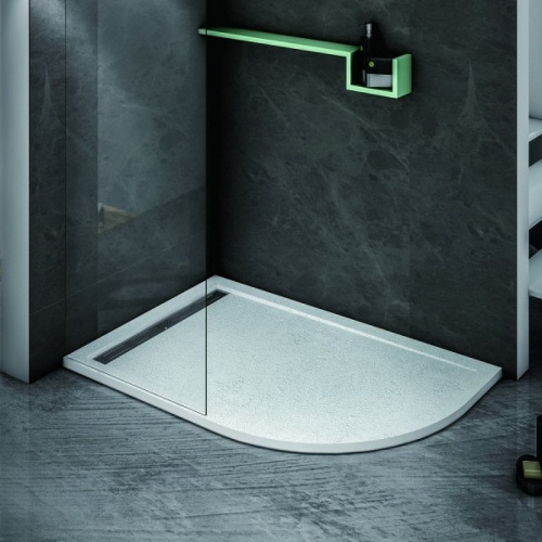картинка Душевой поддон из искусственного камня Cezares Tray 120x90 TRAY-AS-RH-120/90-550-30-W-L Белый от магазина Сантехстрой