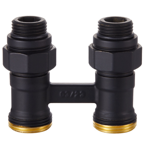 картинка Узел нижнего подключения Royal Thermo прямой 1/2quot;х3/4quot; EK (черный) от магазина Сантехстрой