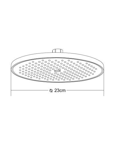 картинка Orange S13TScr верхний душ, хром от магазина Сантехстрой