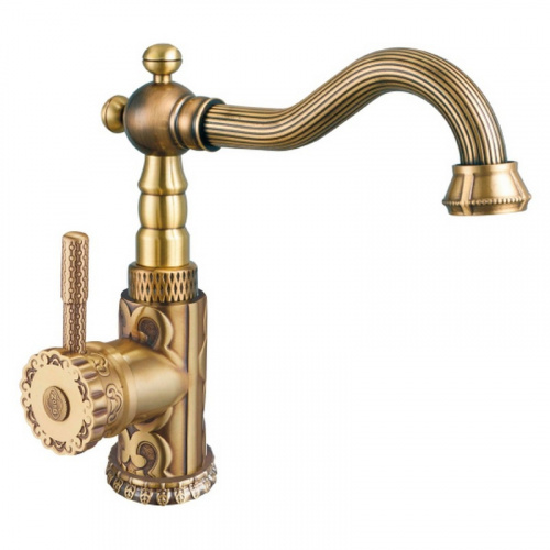 картинка Смеситель для раковины ZORG a 114u-br Бронза от магазина Сантехстрой