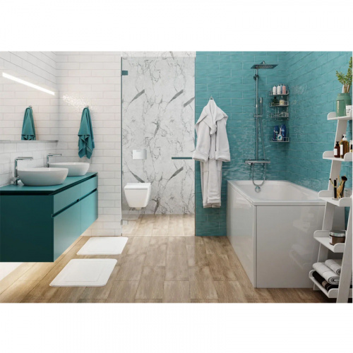 картинка Ванна акриловая VAGNERPLAST KASANDRA прямоугольная, 150х70 см, белая (VPBA157KAS2X-04) от магазина Сантехстрой