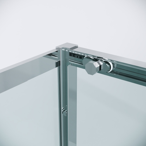 картинка Душевое ограждение Grossman Style 100.K33.05.100.10.00-200.K33.05.90.10.00 (100х90х195) раздвижная,хром,стекло прозрачное,2 места от магазина Сантехстрой