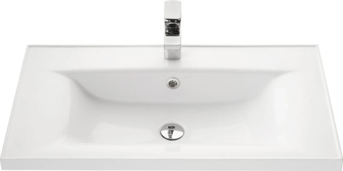 картинка Раковина накладная Айрис 80 1A722931AG010 белая от магазина Сантехстрой