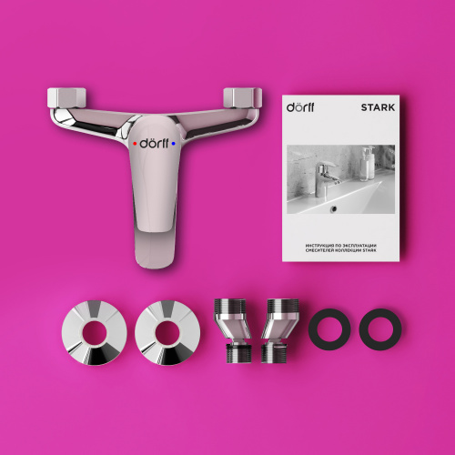 фото d1101000 stark смеситель для ванны и  душа