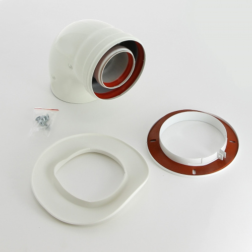 картинка Начальный коаксиальный отвод 90° для котлов ECO Classic / ECO Nova, диам. 60/100 мм от магазина Сантехстрой