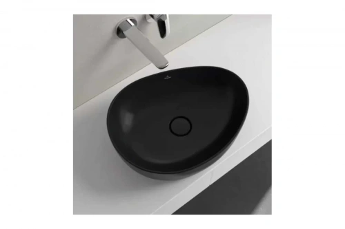картинка Раковина накладная Villeroy & Boch Antao 510x400x146 мм, цвет Pure Black 4A73 51 R7 00337439 от магазина Сантехстрой