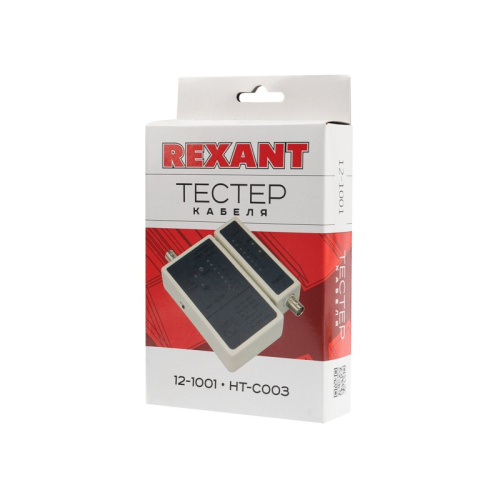 картинка Тестер кабеля RJ-45 + BNC 5248 REXANT от магазина Сантехстрой