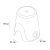 картинка Корзина для белья Fixsen Wendy FX-7073-49 Фиолетовая от магазина Сантехстрой