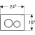 картинка Клавиша смыва Geberit Delta20 115.127.11.1 Альпийский белый от магазина Сантехстрой