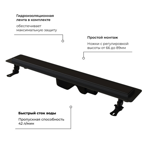 картинка Душевой лоток Drain Leo-31 от магазина Сантехстрой