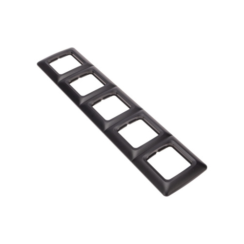 картинка DEA Рамка 5-я горизонтальная Черный Металлик KRANZ от магазина Сантехстрой