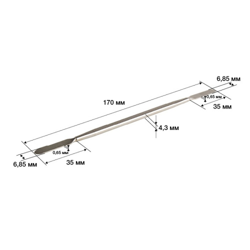 картинка Спуджер металлический (лопатка двухсторонняя) 170мм REXANT от магазина Сантехстрой
