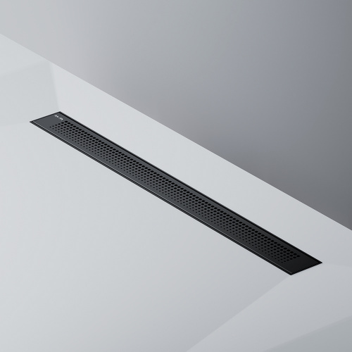 картинка W02SC-P11-080-01BM PrimeFlow Трап для душа линейный универс затвор Cut Gradient 80см цвет черн мат от магазина Сантехстрой