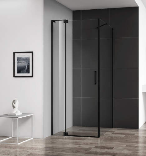 картинка Душевой уголок CEZARES SLIDER-AH-1-100-90/100-C-NERO от магазина Сантехстрой