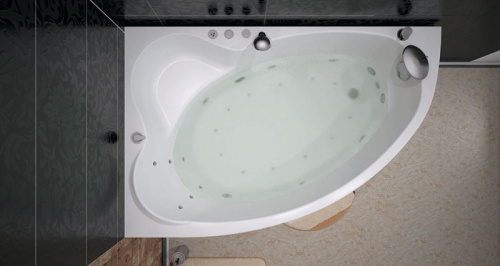 картинка Акриловая ванна Aquanet Mayorca 150x100 L 205403 без гидромассажа от магазина Сантехстрой