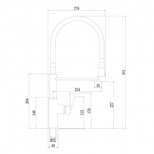 картинка Смеситель для кухонной мойки под фильтр питьевой воды Savol (S-L1809C-12) от магазина Сантехстрой