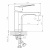 картинка Смеситель для раковины DECOROOM DR23 (DR23011) от магазина Сантехстрой