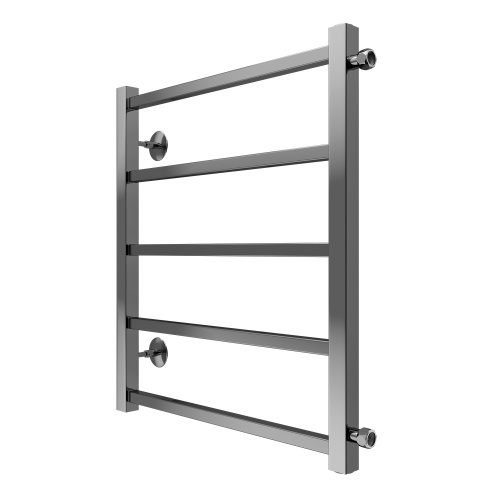 картинка Полотенцесушитель водяной AZARIO ANCONA 500/600 квадрат, 5 секций, боковое подключение, 3/4", хром (AZ71556) от магазина Сантехстрой