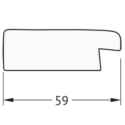 картинка Зеркало Evoform Definite 84х64 BY 0650 в багетной раме - Травленое золото 59 мм от магазина Сантехстрой