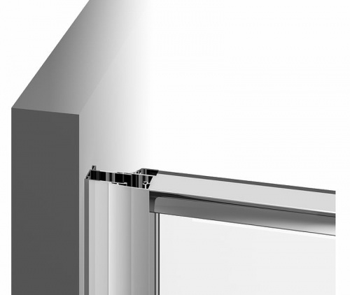 картинка Душевая дверь Ravak Pivot PDOP2-110 03GD0101Z1 профиль Белый ручка Белая стекло Transparent от магазина Сантехстрой