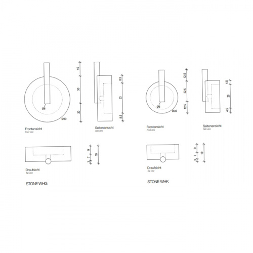 картинка Decor Walther Stone WHG Крючок, цвет: белый / хром от магазина Сантехстрой