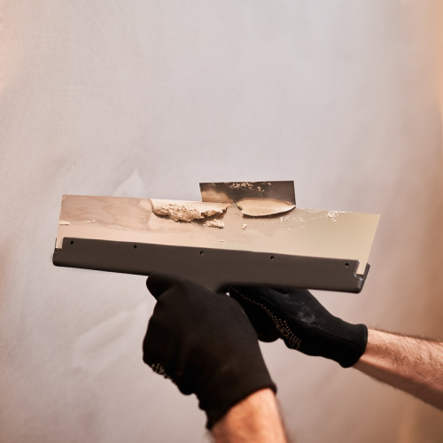 картинка Шпатель фасадный 350 мм нержавеющая сталь,  пластмассовая ручка REXANT от магазина Сантехстрой