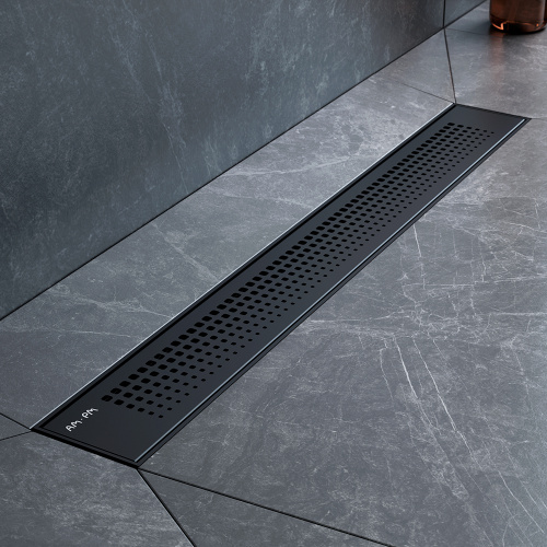 картинка W02SC-P11-060-01BM PrimeFlow Трап для душа линейный универс затвор Cut Gradient 60см цвет черн мат от магазина Сантехстрой