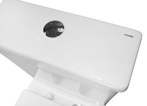 картинка Унитаз-компакт Azario Nigel 385х616х785 напольный, безободковый, с быстросъемным сиденьем микролифт (AZ-55) от магазина Сантехстрой