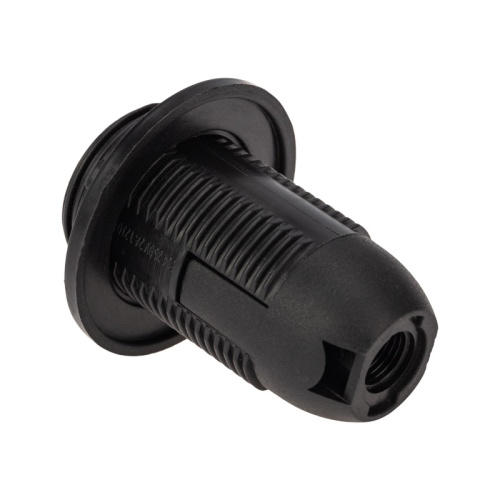 картинка Патрон пластиковый термостойкий подвесной с кольцом Е14, черный REXANT от магазина Сантехстрой