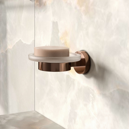 картинка Мыльница WasserKRAFT Asphe K-77729 Розовое золото от магазина Сантехстрой