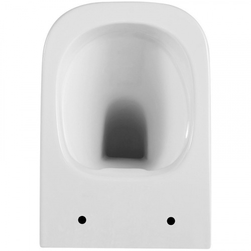 картинка Унитаз Black&White Universe W-730 730W00 подвесной с сиденьем Микролифт от магазина Сантехстрой