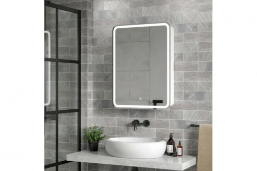 картинка Зеркало-шкаф Reflection Circle led 550x800 RF2107SR от магазина Сантехстрой